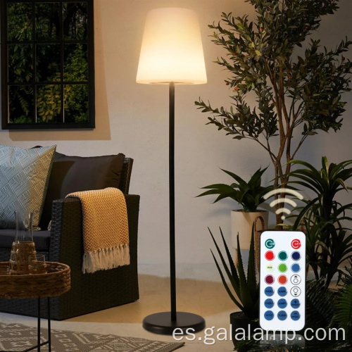 Luz exterior regulable a prueba de agua con control remoto